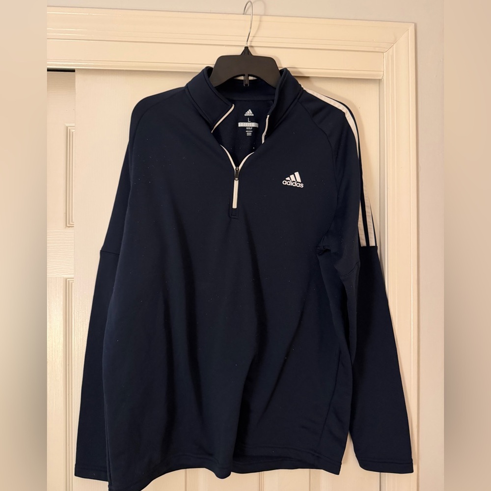Adidas Dark Blue Golf Pullover